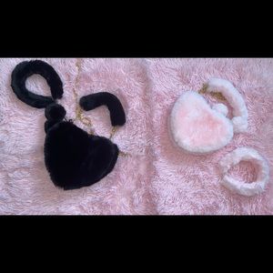 Fur Sets (Headband and Purse) Mommy and Me